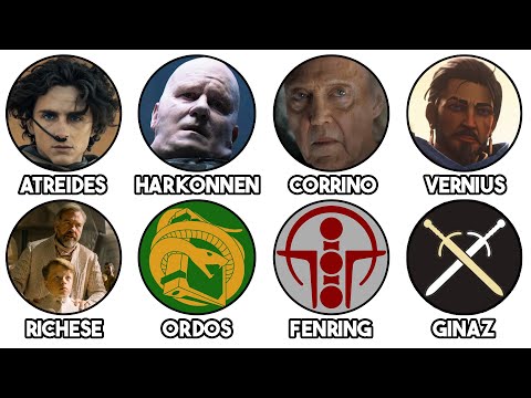 Every Dune House Explained in 21 Minutes