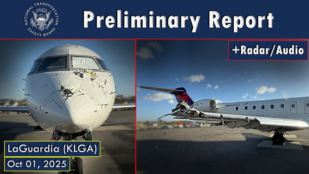 [Preliminary Report] Planes Collide at LaGuardia on Oct 1, 2025