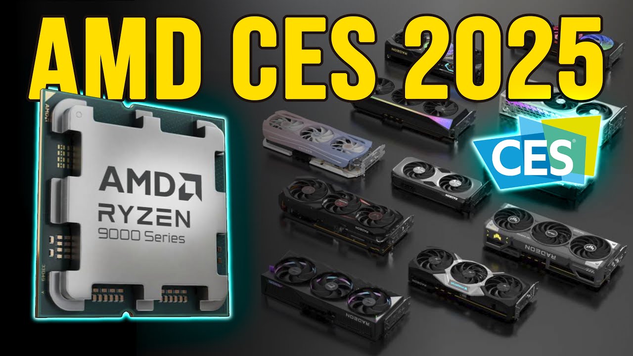 Resumo AMD CES 2025: RX 9070 e novos Ryzen