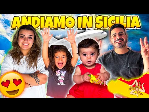 LET'S FLY TO SICILY ✈️ Little Anastasia's first flight ❤️