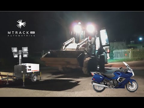 Stolen Triumph Motorcycle and lighting tower double theft recovery operation - Date 05/02/20.