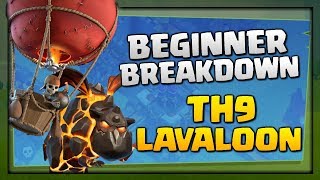 Beginner Breakdown of TH9 Lavaloon Expert Attacks | Clash of Clans Strategy Explained!