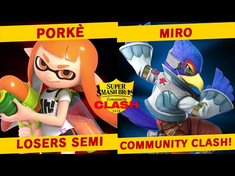 Porkè(Inkling) vs miro.(Falco) - Losers Semi Final - Community Clash!