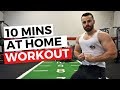 10 MIN HOME BODYWEIGHT WORKOUT (NO EQUIPMENT)