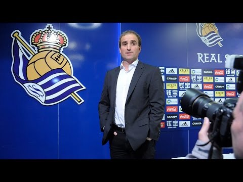 Jagoba Arrasate "Urguilua izan da Reala entrenatzea" 2014/11/03