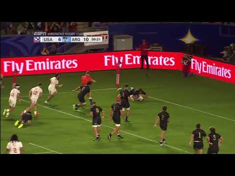 Tony Lamborn TRY vs Argentina XV