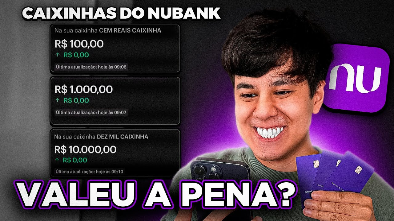 TESTEI R$ 100, R$ 1.000 e R$ 10.000 reais NO NUBANK | QUANTO RENDEU?