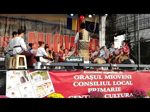 Surorile Sandu Laura și Daniela activând în grupul de mandoline "Nova"