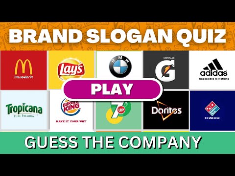 Guess the Popular Company by its SLOGAN | Brand SLOGAN QUIZ