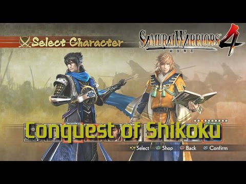 Samurai Warriors 4 [PS4] | Legend of a Land United | Conquest of Shikoku