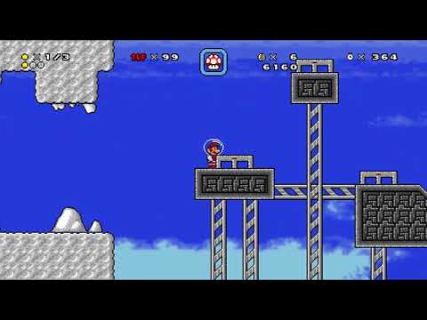 Super Mario Bros. X (SMBX2) Beta 5.2 Custom Level - Fun On The Moon