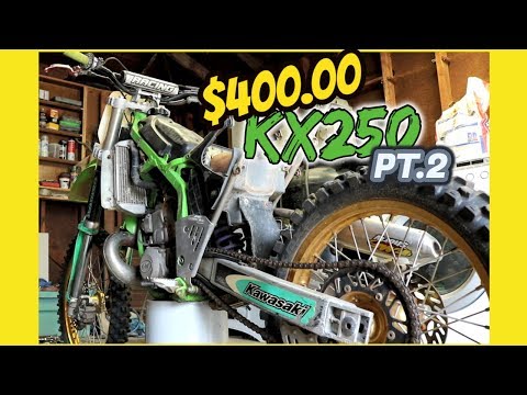 $400.00 KX250 Build Pt.2 Tear Down!
