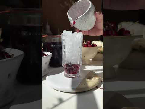 Visinada (βυσσινάδα): 🌸🍒 Greek Sour Cherryade