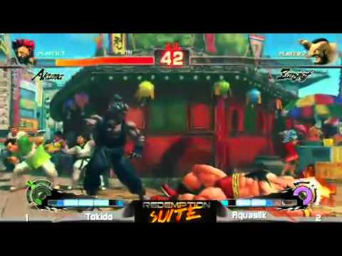 SSF4 AE Redemption Suite Post EVO 2011 - Tokido (Akuma) vs AquaSilk (Zangief)