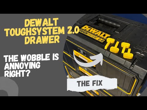 Review: Anti wobble inserts for Dewalt tough system 2.0 Drawer by Rugged Tools