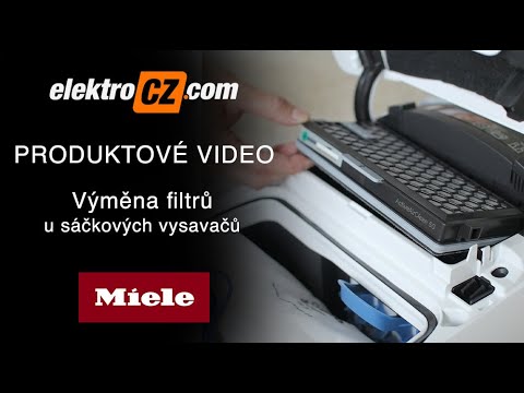 Výměna filtrů u sáčkových vysavačů Miele