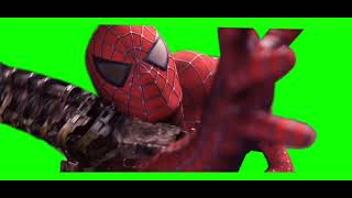Spider-Man 2 fighting green screens