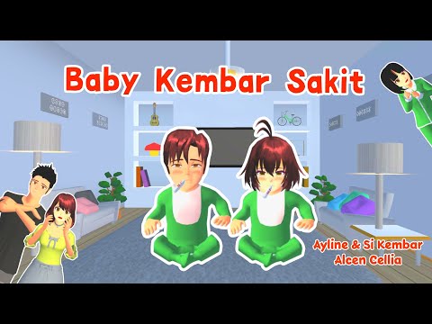 Ayline & Alcen Cellia's Twins | Sick Twins | Sakura School Simulator