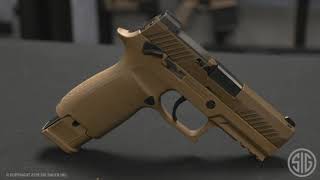 Video: Sig Sauer P320 M18 9mmx19 3.9 tum 21rd