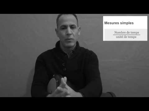 Explication du chiffre indicateur de mesure (solfège rythmique) تعلم الإيقاعات الشرقية