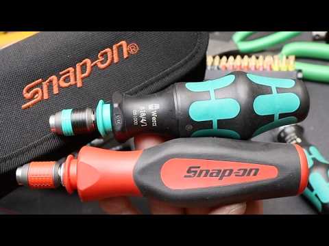 The Famous Wera-Snap On Bit Driver! Diamond bits, Rapidaptor, Spring loaded. All great but the price