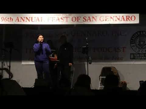 The Feast Of San Gennaro NYC - Teo Ricciardella + Francesca Cavaliere - Guest Singer Kayla