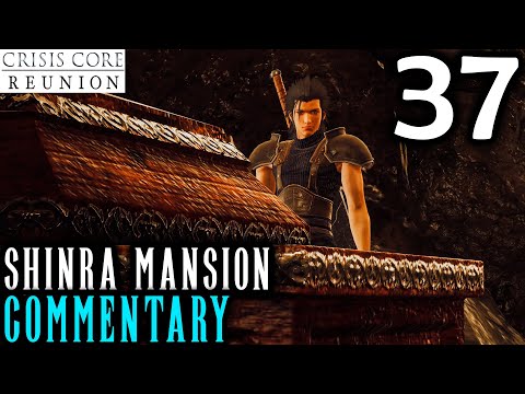 Vincent? Crisis Core Reunion Final Fantasy VII Walkthrough Part 37 - Seeking Truth In Shinra Mansion