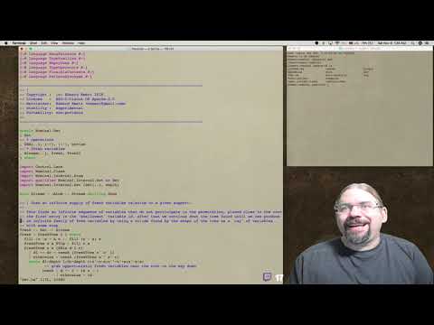 Haskell Live-Coding, Session 18, Nominal Sets
