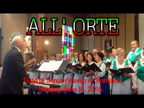 Coro Abruzzese di Hamilton e Distretto Canta "ALL' ORTE"