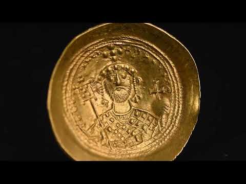 Moneda, Constantine IX, Histamenon Nomisma, 1049-1053, Constantinople, SC, Oro