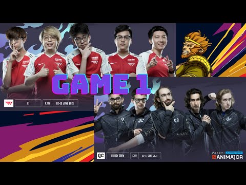 T1 vs Quincy Crew Game 1 | Bo3 | WePlay AniMajor DPC 2021 | DOTA 2 | HD