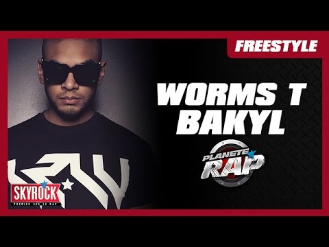 Worms T & Bakyl en freestyle #PlanèteRap