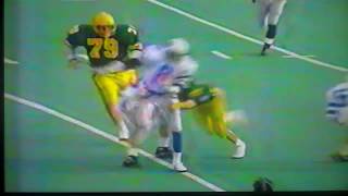 preview picture of video 'Berwick Bulldogs vs. Blackhawk Cougars 1992 PA State Championship Game'