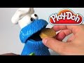 Play Doh Cookie Monster Letter Lunch Mold Cookies Sesame Street Playset playdo toy