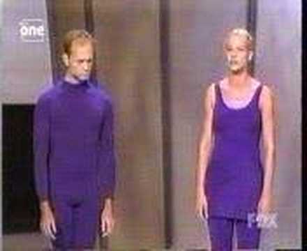 David Hyde Pierce & Jenna Elfmen- Leotard dance