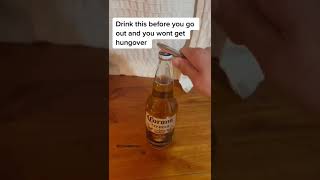 Guys i solved hangovers 🫡#hungover #bender