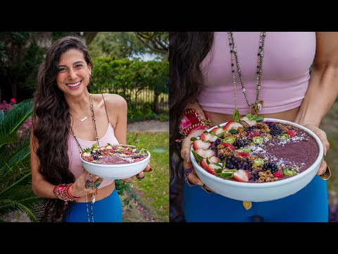 BEST ACAI BOWL RECIPE | Ultimate Superfood Smoothie 🥝Easy. Healthy. Vegan.