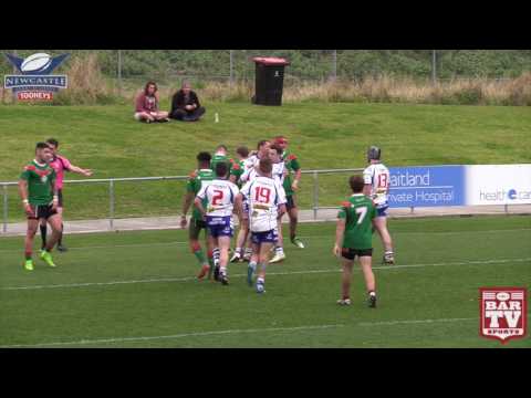 2017 Newcastle RL Round 13 U19's Highlights - Central Butcher Boys v Western Suburbs Rosellas