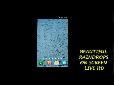 Raindrops on Screen Live HD 2 Video