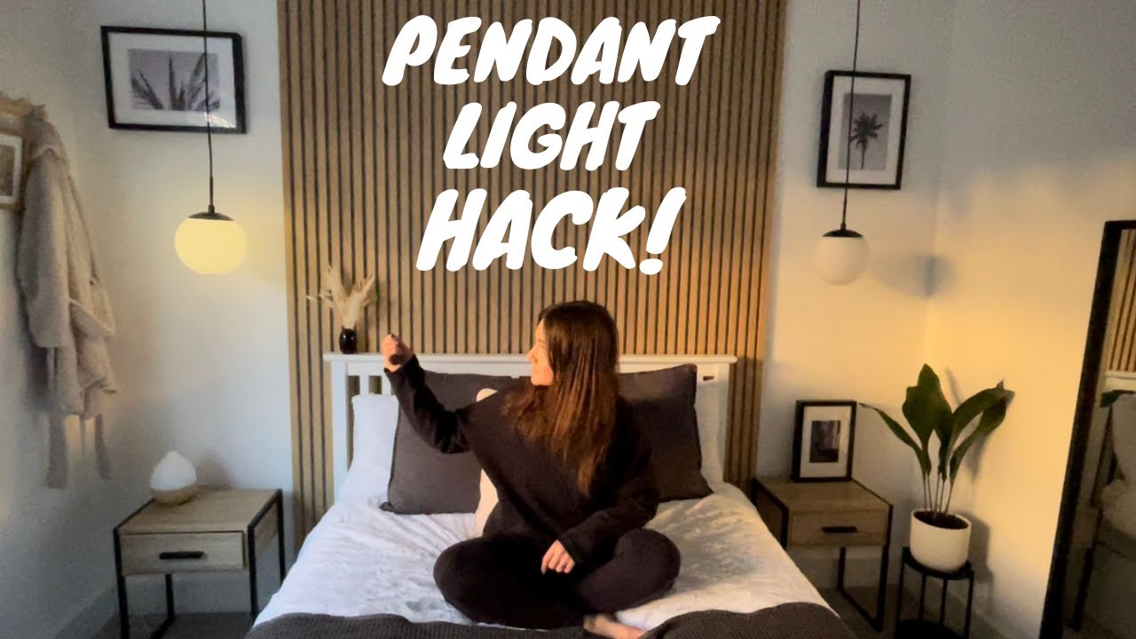 Watch video DIY Hanging Pendant Hack | Home Decor Light Hack Now DIY Hanging Pendant Hack | Home Decor Light Hack