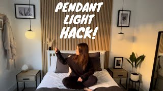 DIY Hanging Pendant Hack | Home Decor Light Hack