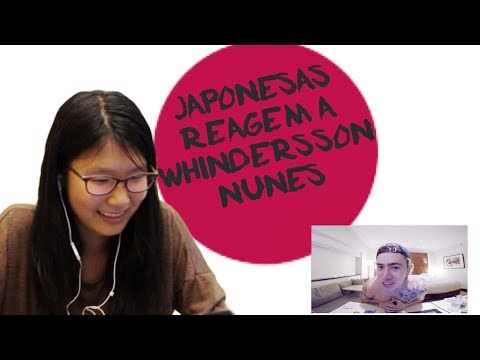 JAPONESAS REAGEM A WHINDERSSON NUNES FALANDO EM JAPONÊS