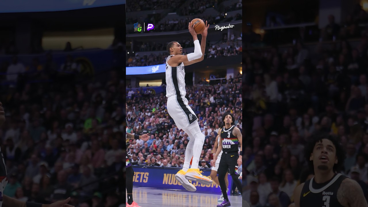 The 👽 going BEAST MODE fr fr #getgotpod #marshawnlynch #victorwembanyama #sanantoniospurs