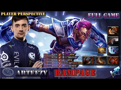 Arteezy | Anti-Mage Safelane Vs Quinn Pugna [FARMING FOR RAMPAGE] Dota 2