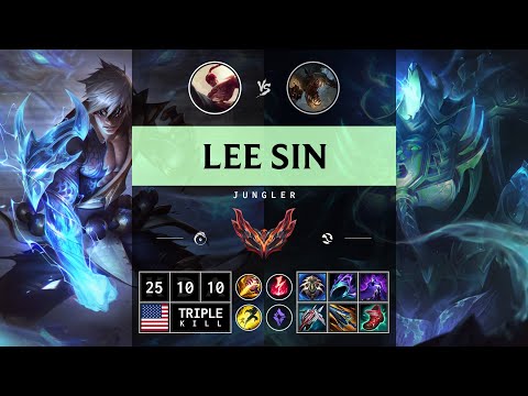 Lee Sin Jungle vs Fiddlesticks - NA Grandmaster Patch 14.13