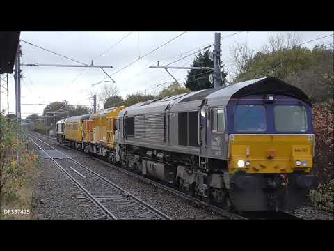 Autumn Snow Train | 66430/66426 6Z37 Kilmarnock - Perth: 23/10/17