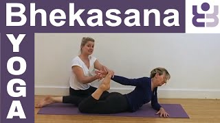 Bhekasana - Frog Pose. Iyengar Yoga Tutorial