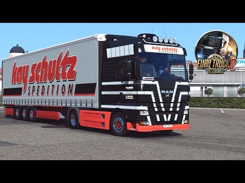 🚛 MAN TGA Kay Schultz Spedition - Promods 2.42 Östersund to Uppsala