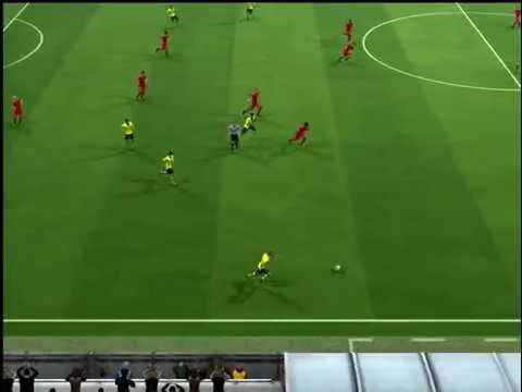 Bayern Munich vs  Borussia Dortmund Single touch of pass Makes a GOAL for Robert Lewandowski