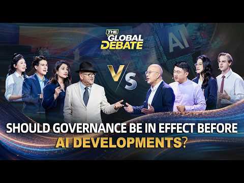 Watch: Global Debate - Should governance be in effect before AI developments?